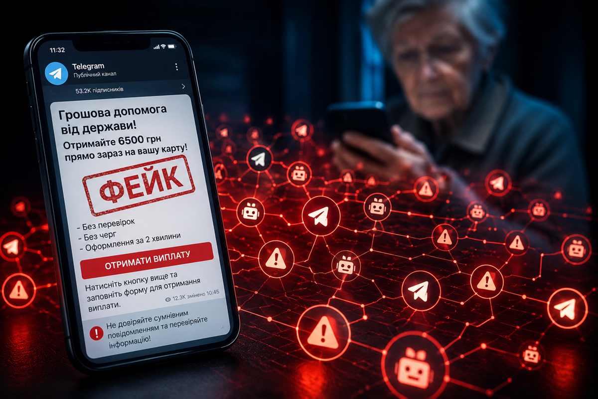 Фейк про перерахунок пенсій використовують для накрутки підписників у Telegram